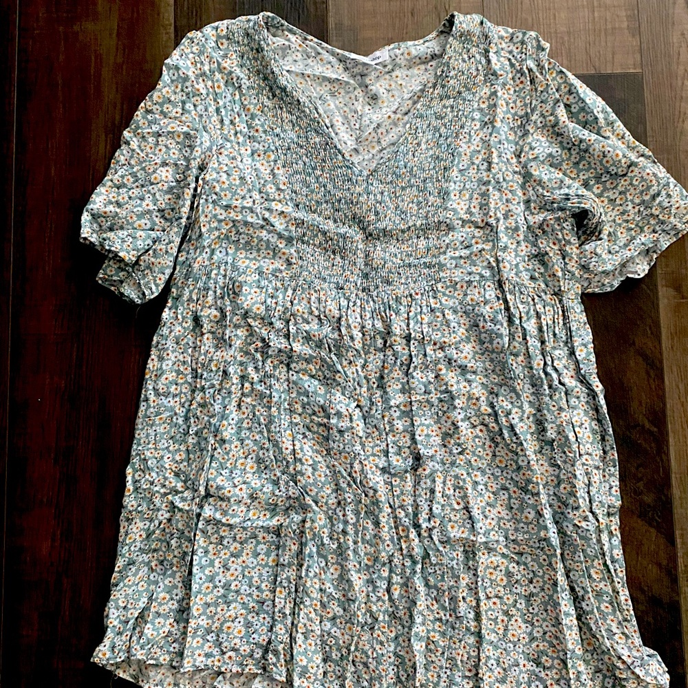 Mittoshop boho smocked top Dress